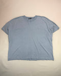 Zara Light Blue Oversized Cotton T-Shirt Size XL