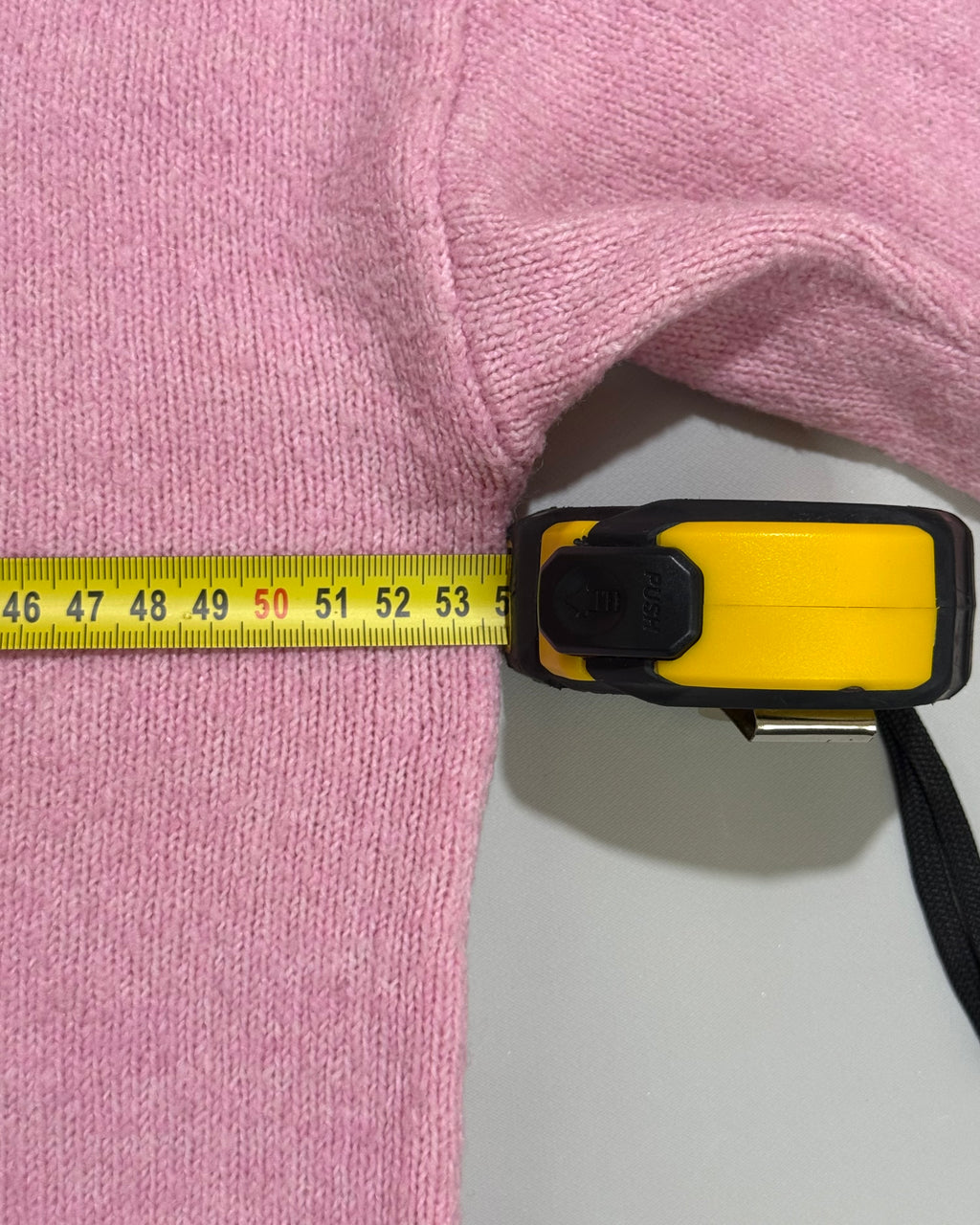 Mango Pink V-Neck Knit Shirt Size XS