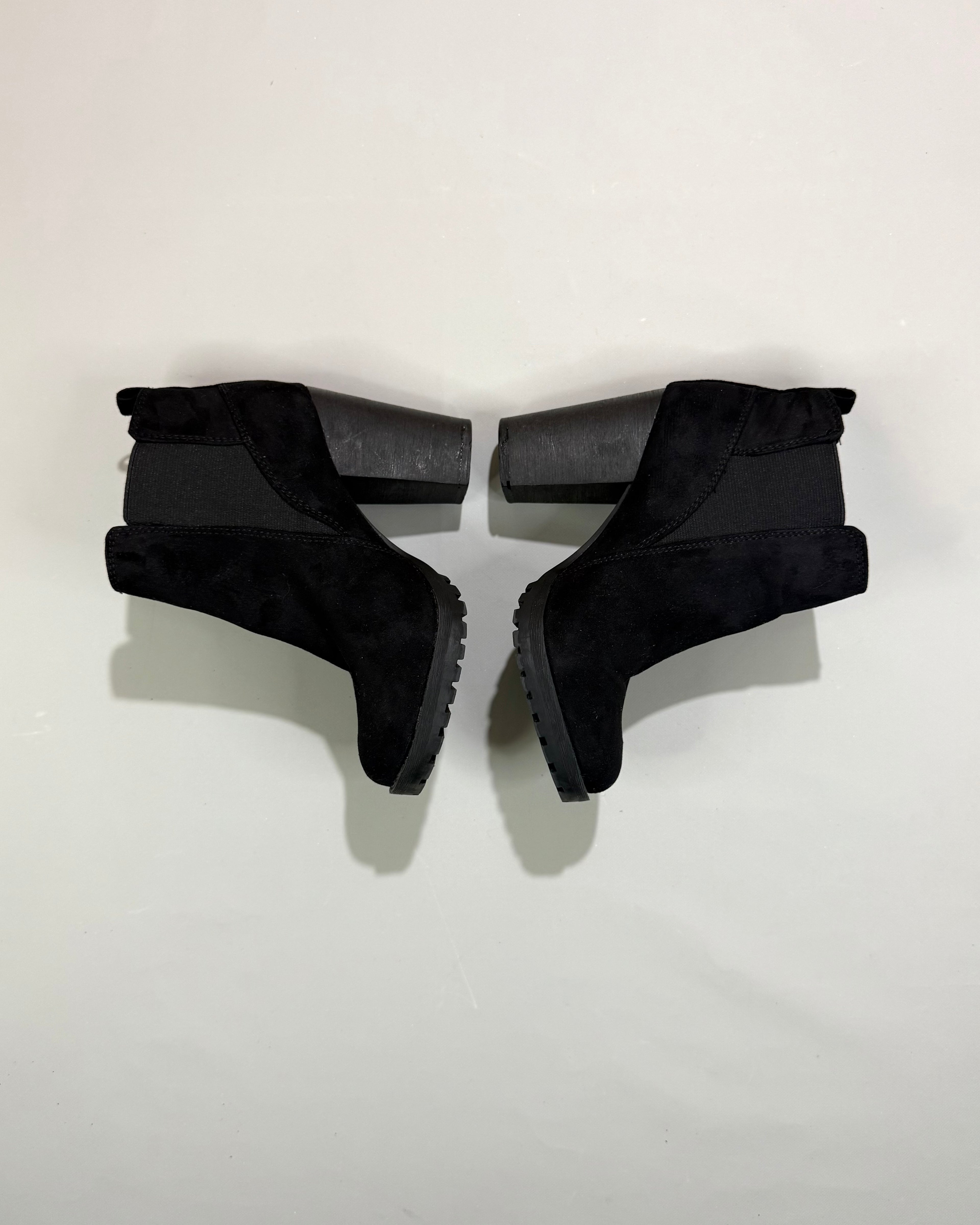 Bershka Black Ankle Boots Size 35