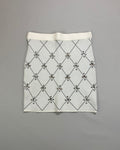Jean Louis Francois Cream Mini Skirt S