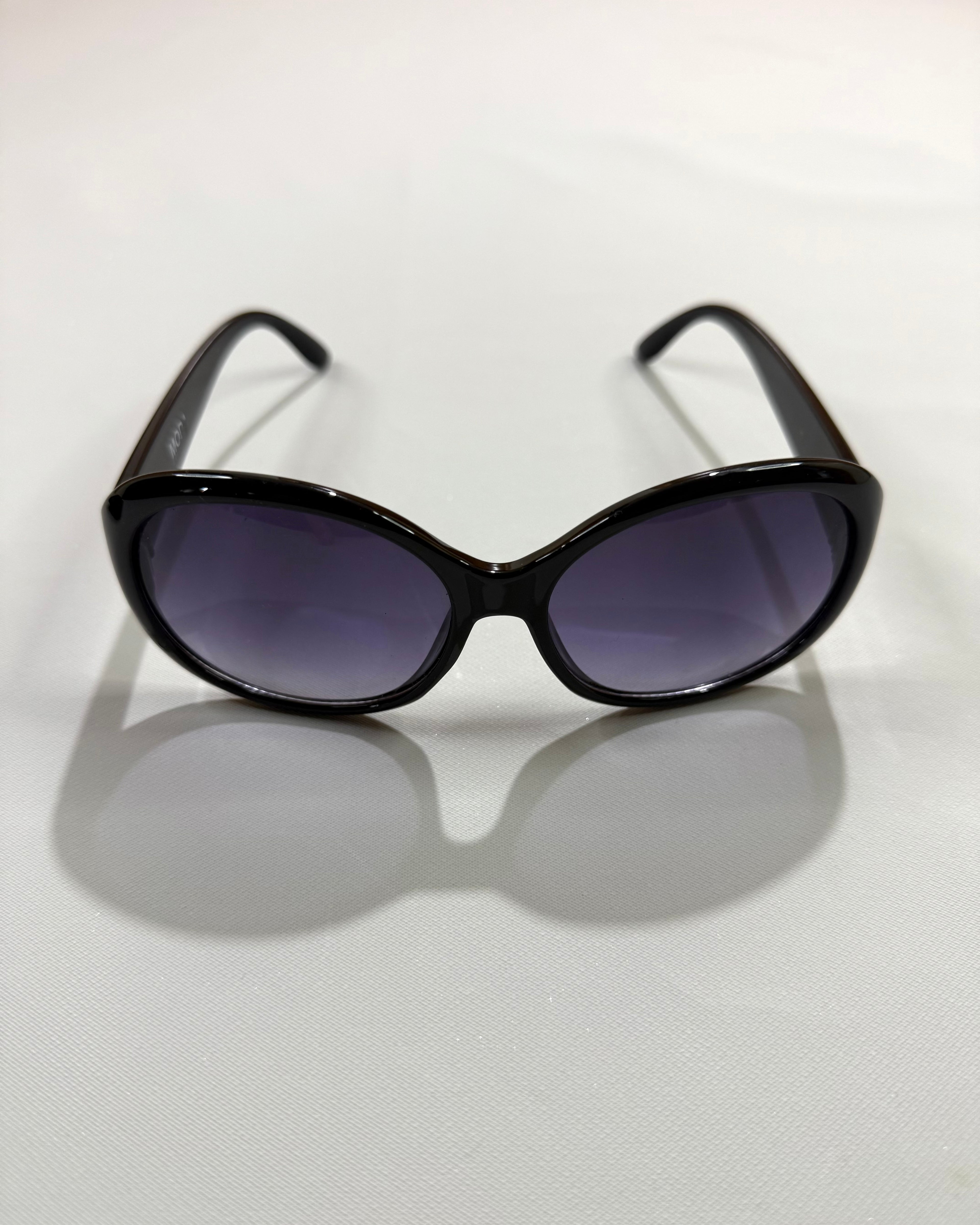 MODA Collection Black Sunglasses with Case and Cleaning Cloth