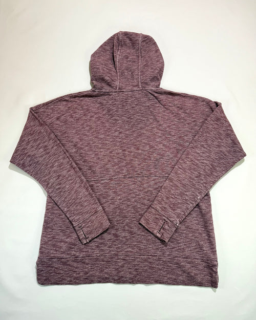 Carhartt Burgundy Blended Effect Hoodie M