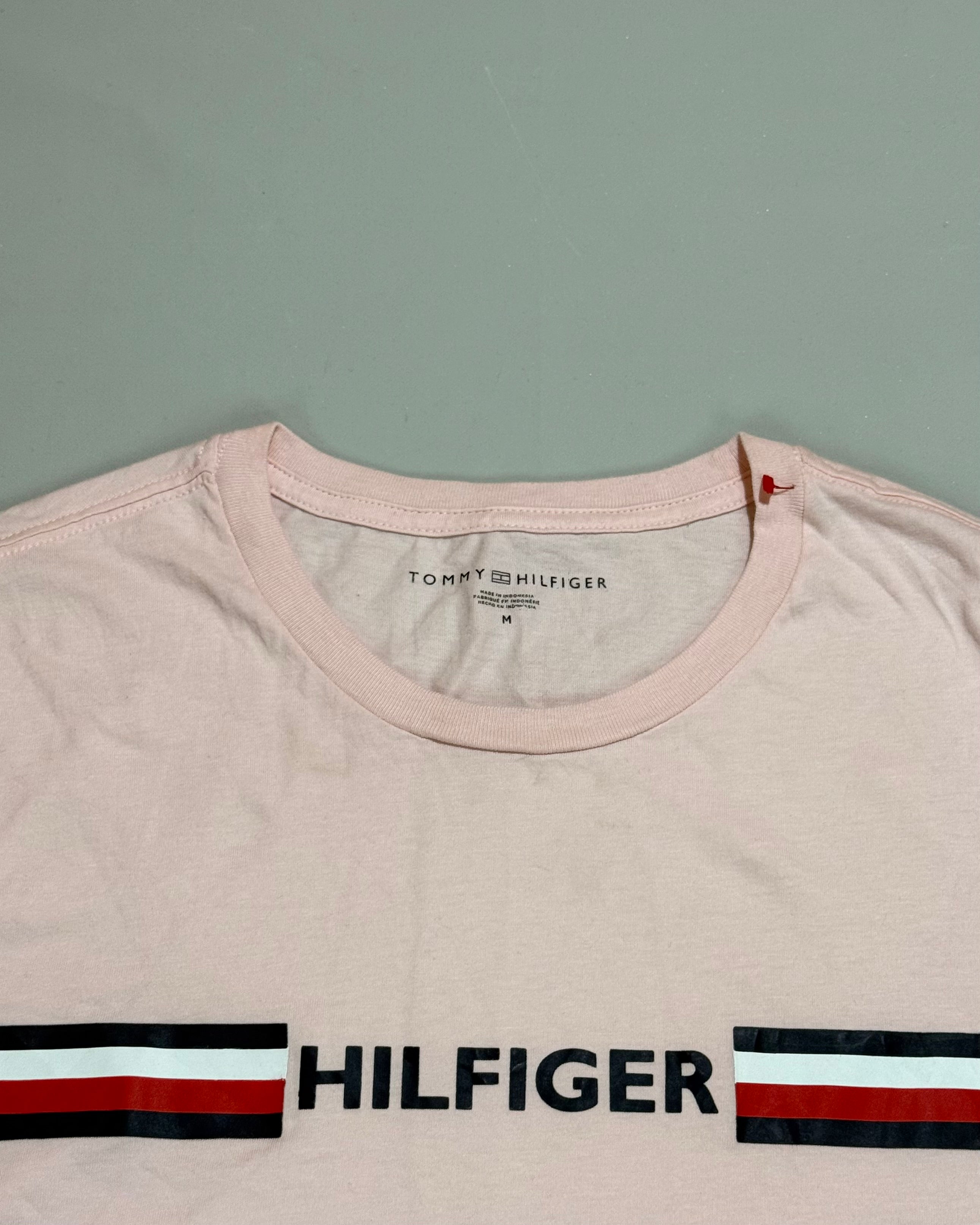 Tommy Hilfiger Pink T-Shirt Size M