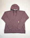 Carhartt Burgundy Blended Effect Hoodie M