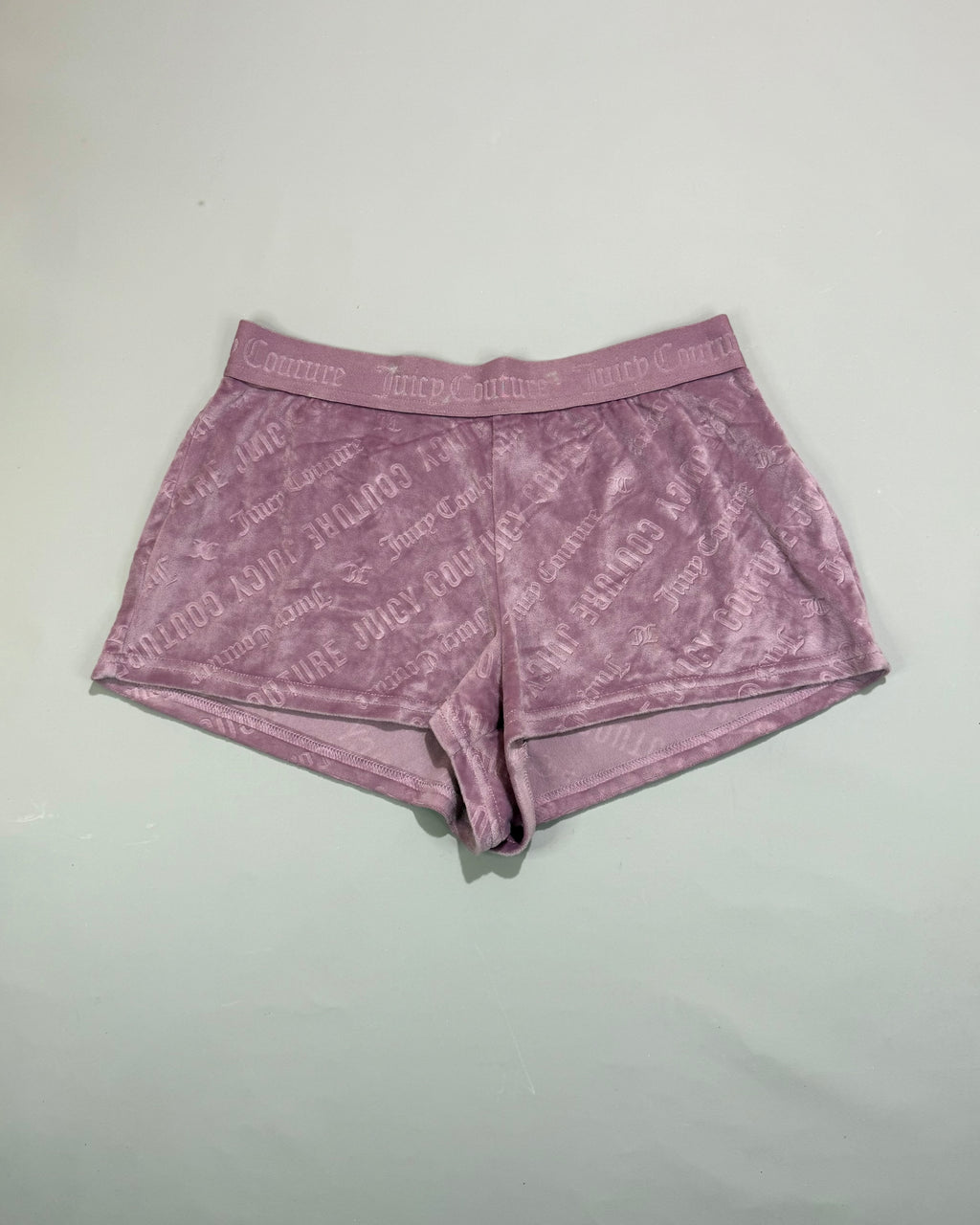 Juicy Couture Lilac Velvet Shorts Size S