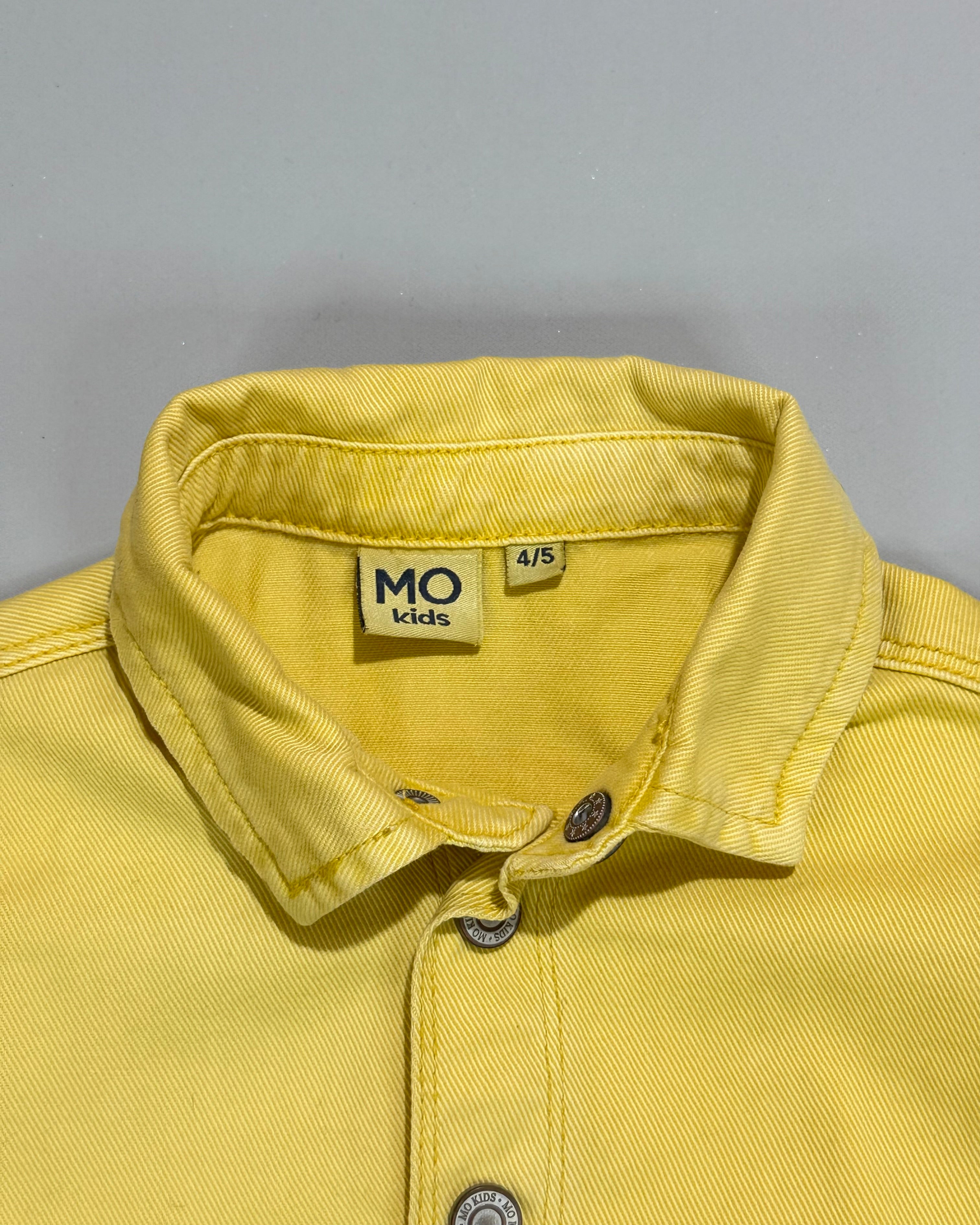 Modalfa Children's Yellow Denim Jacket Size 5 Years