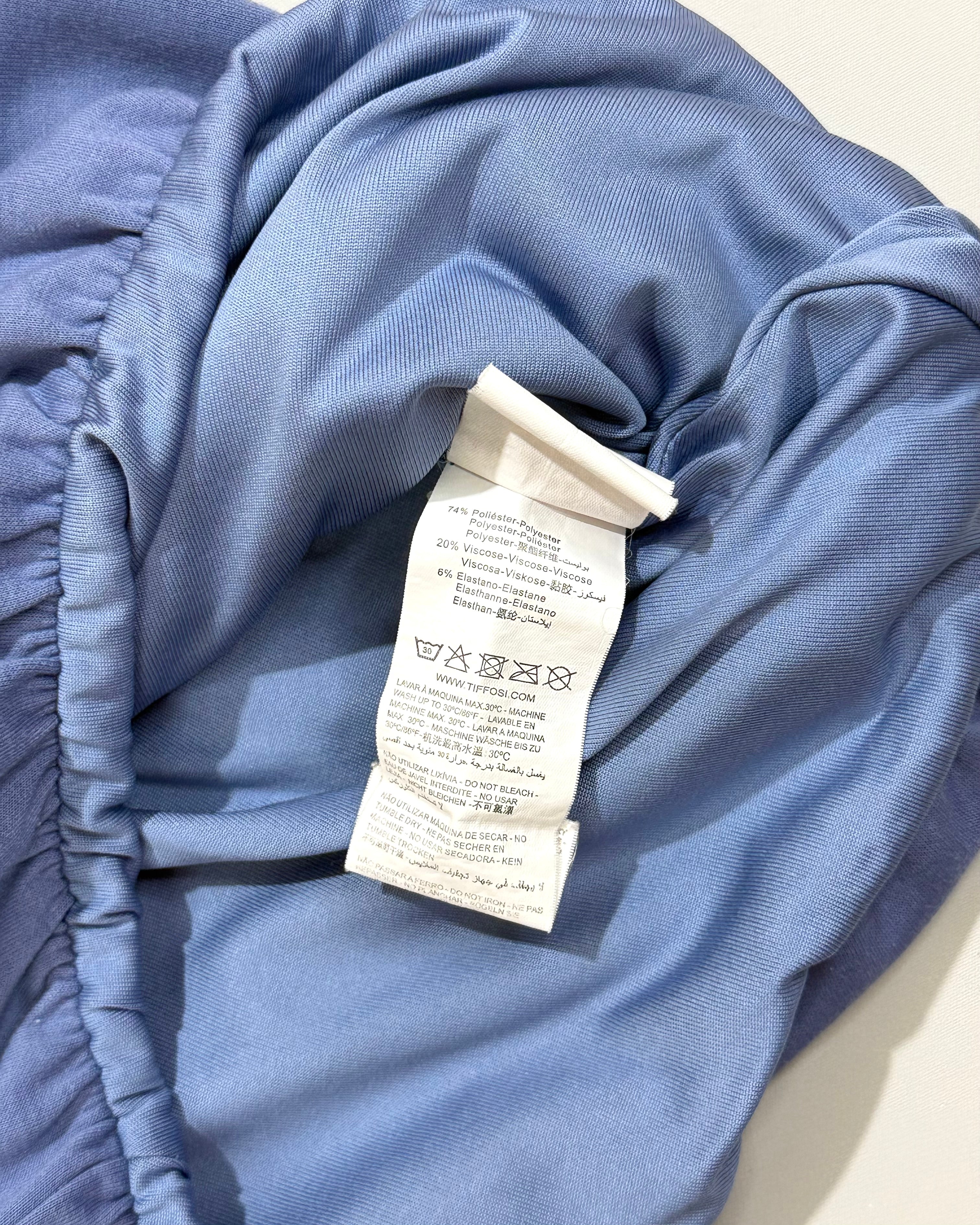 Tiffosi Vibrant Blue Hooded Sweater Size S
