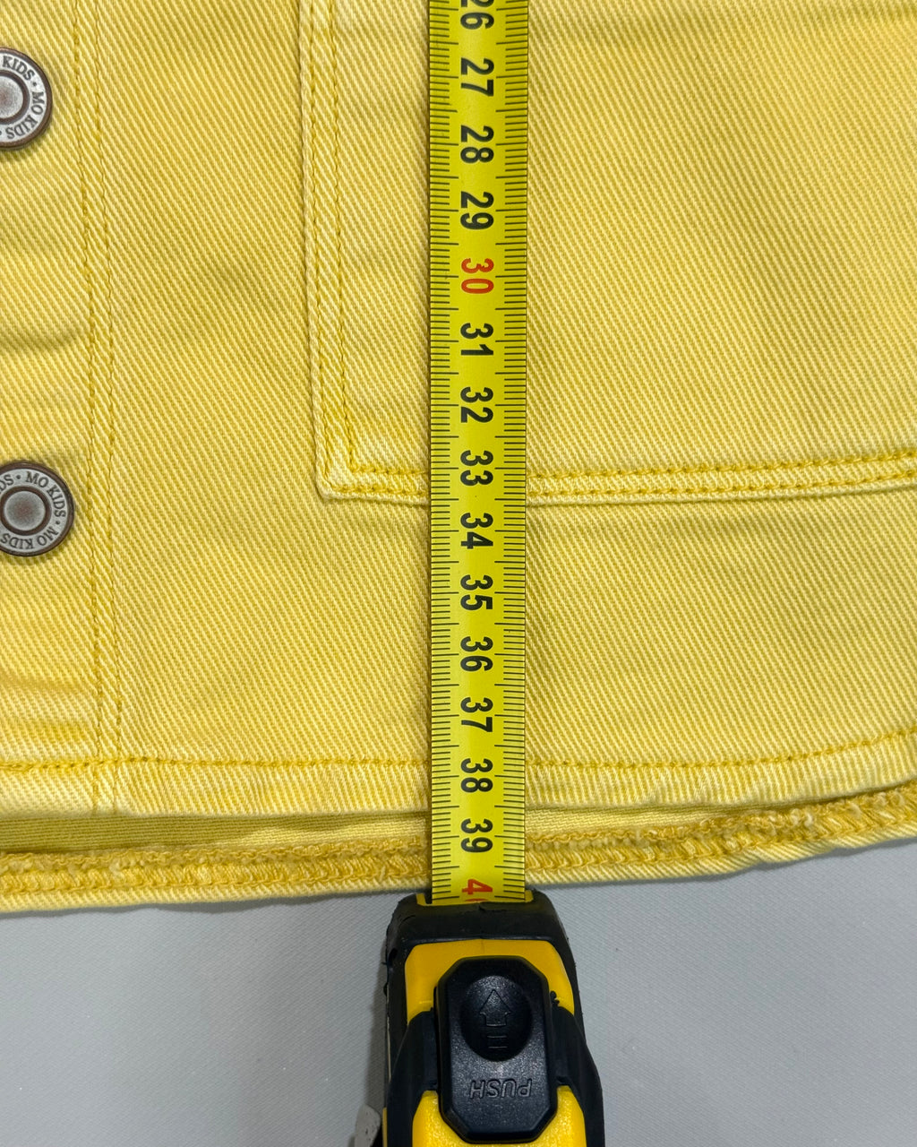 Modalfa Children's Yellow Denim Jacket Size 5 Years