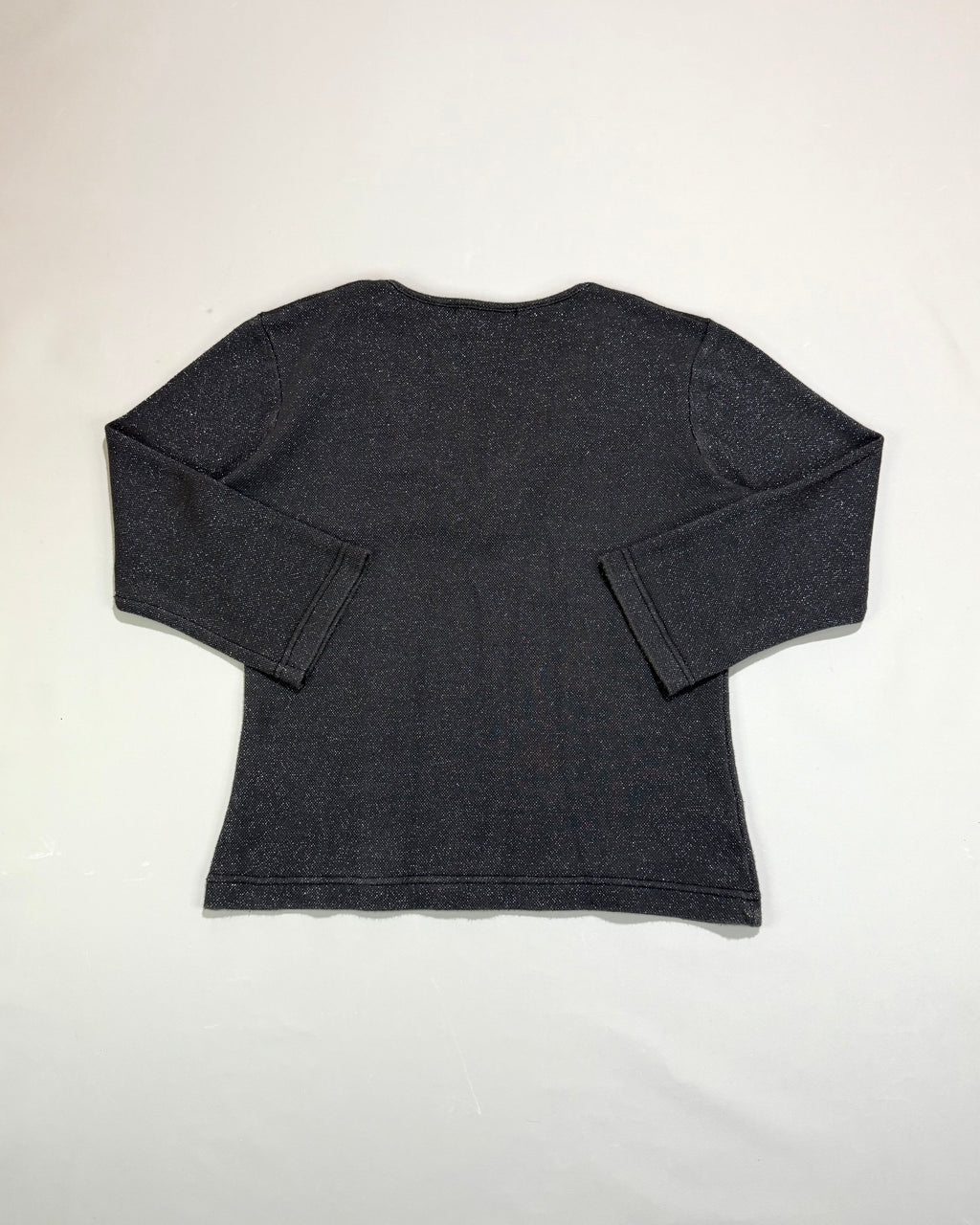 S de Style Dark Grey Shimmer V-Neck Nightgown Size XS