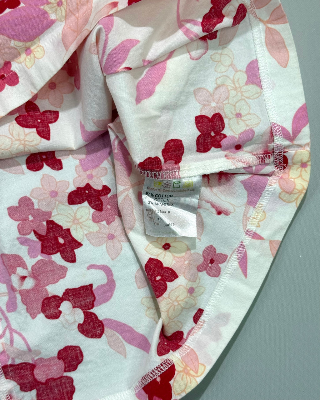 Reitmans Summer Dress White Pink Size M