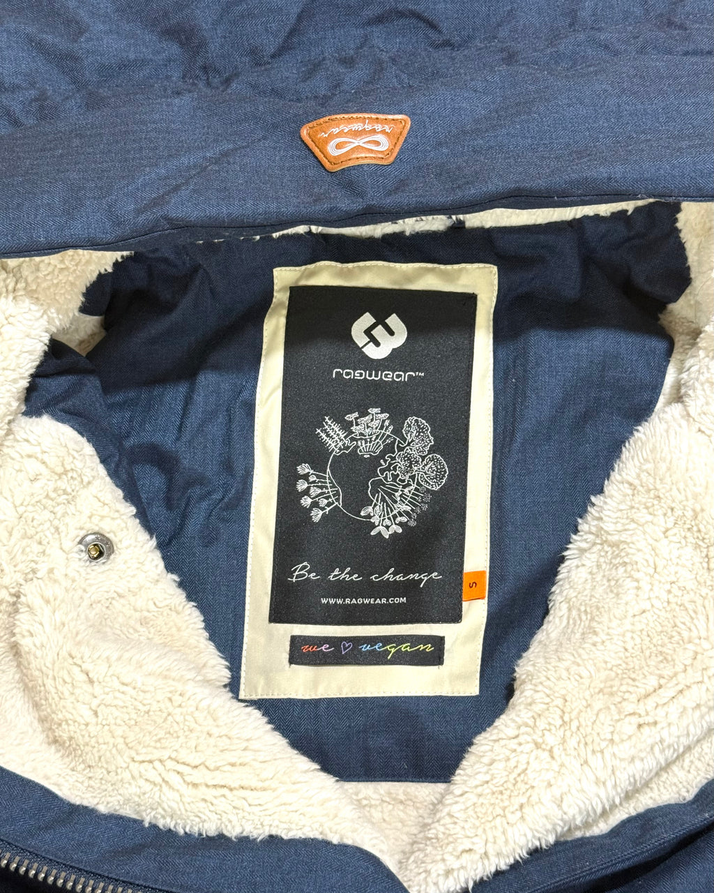 Ragwear Dark Blue Padded Outerwear Jacket Size S