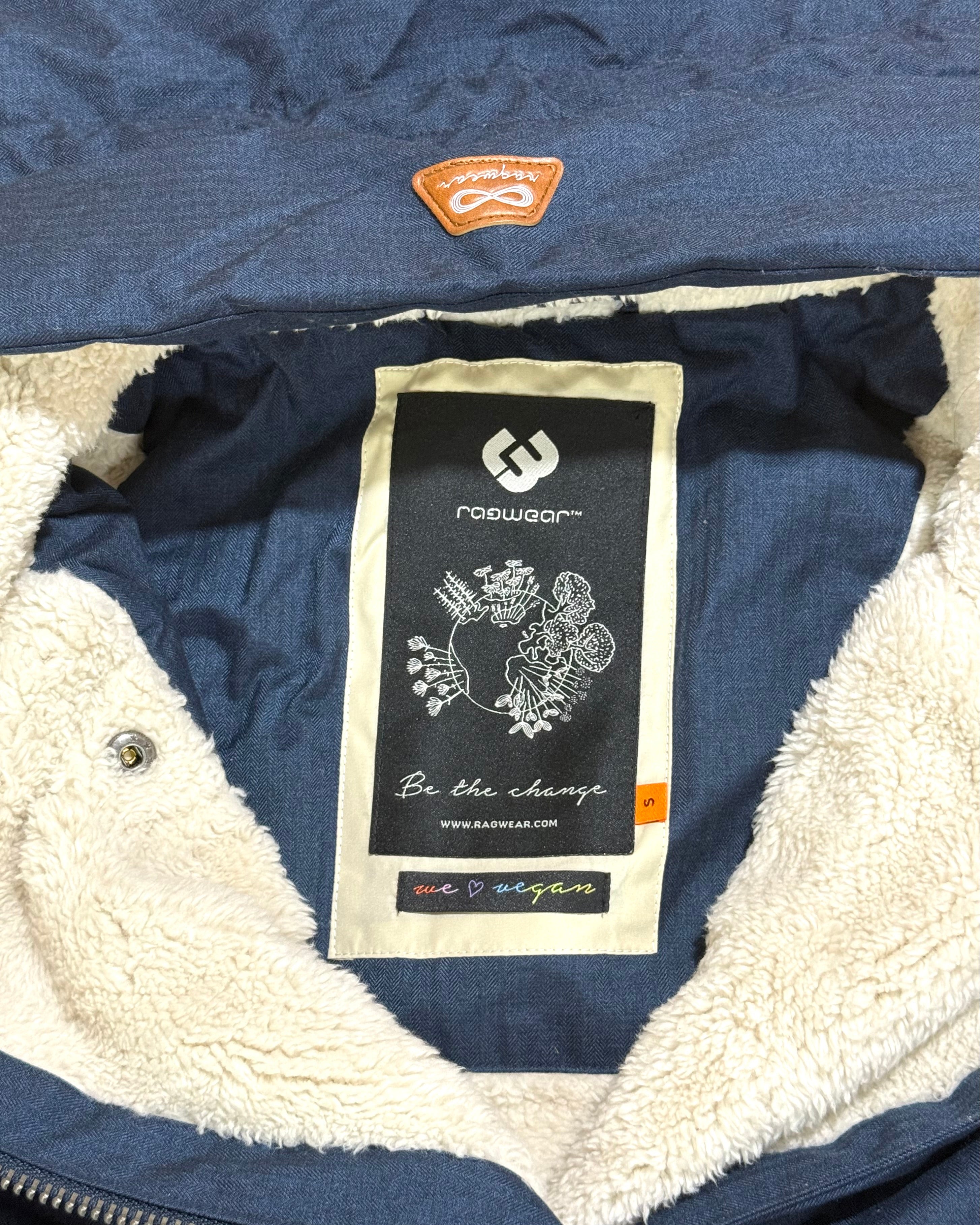 Ragwear Dark Blue Padded Outerwear Jacket Size S