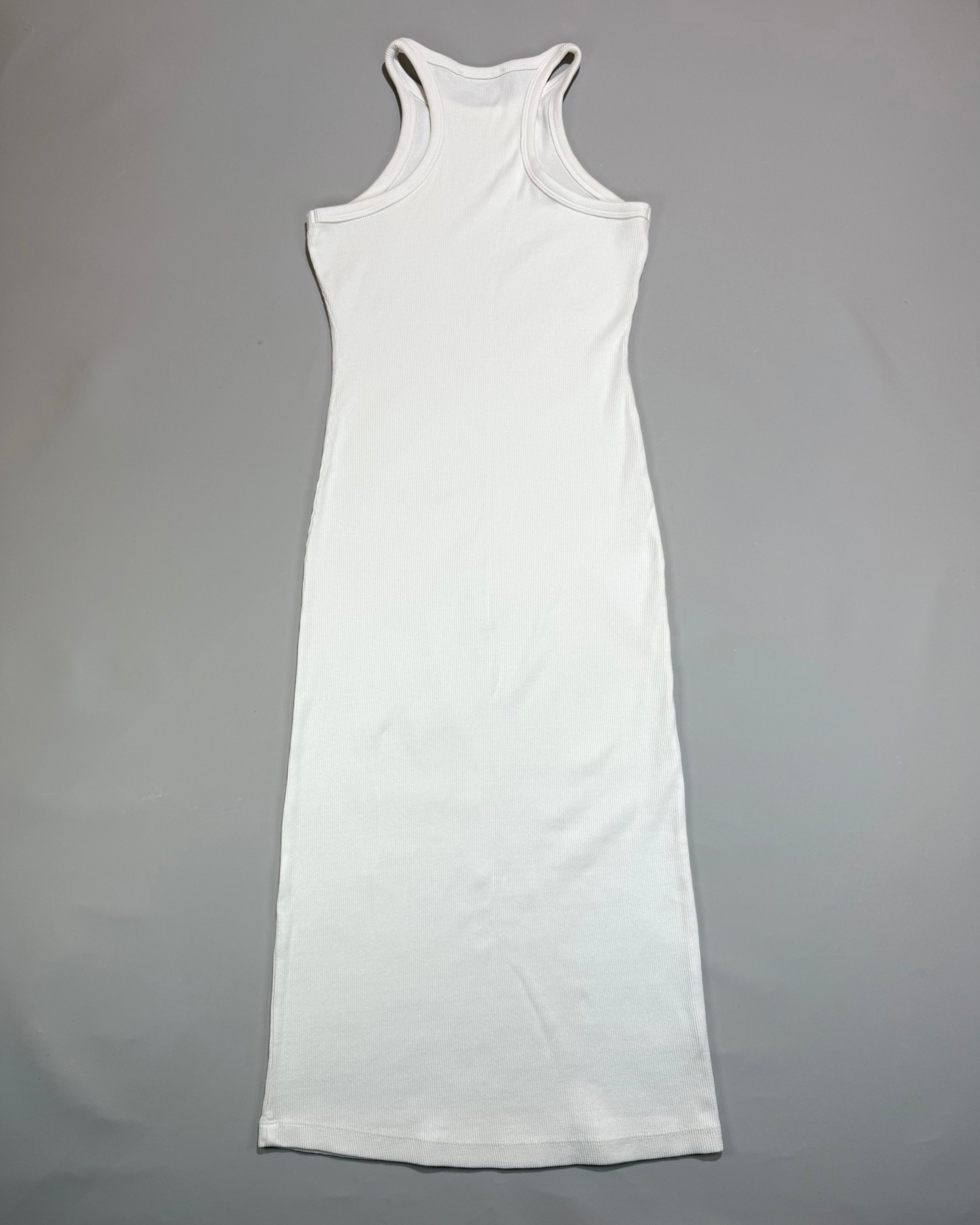 Zara White Minimalist Maxi Dress Size S