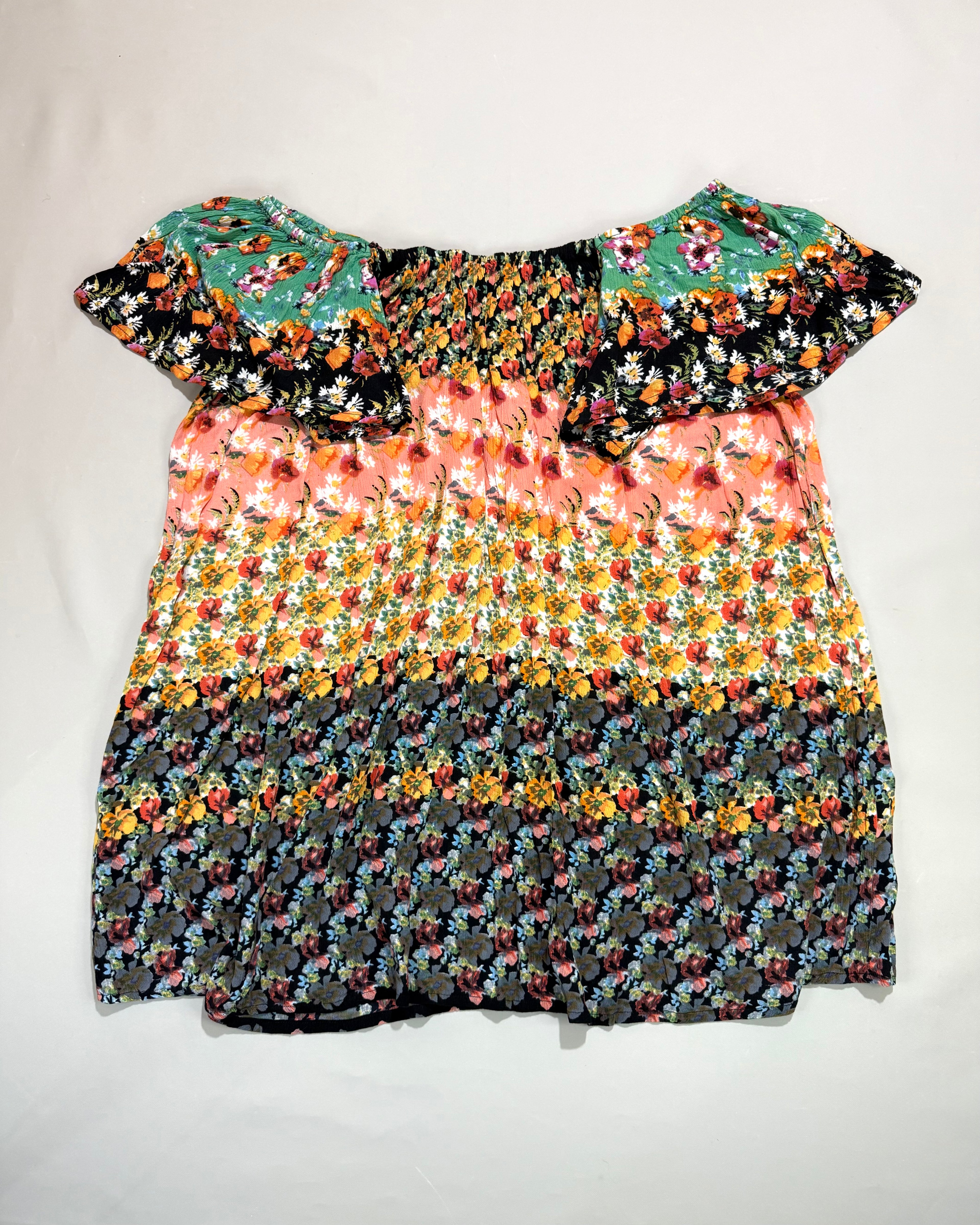 Natura Multicolored Summer Dress Size M