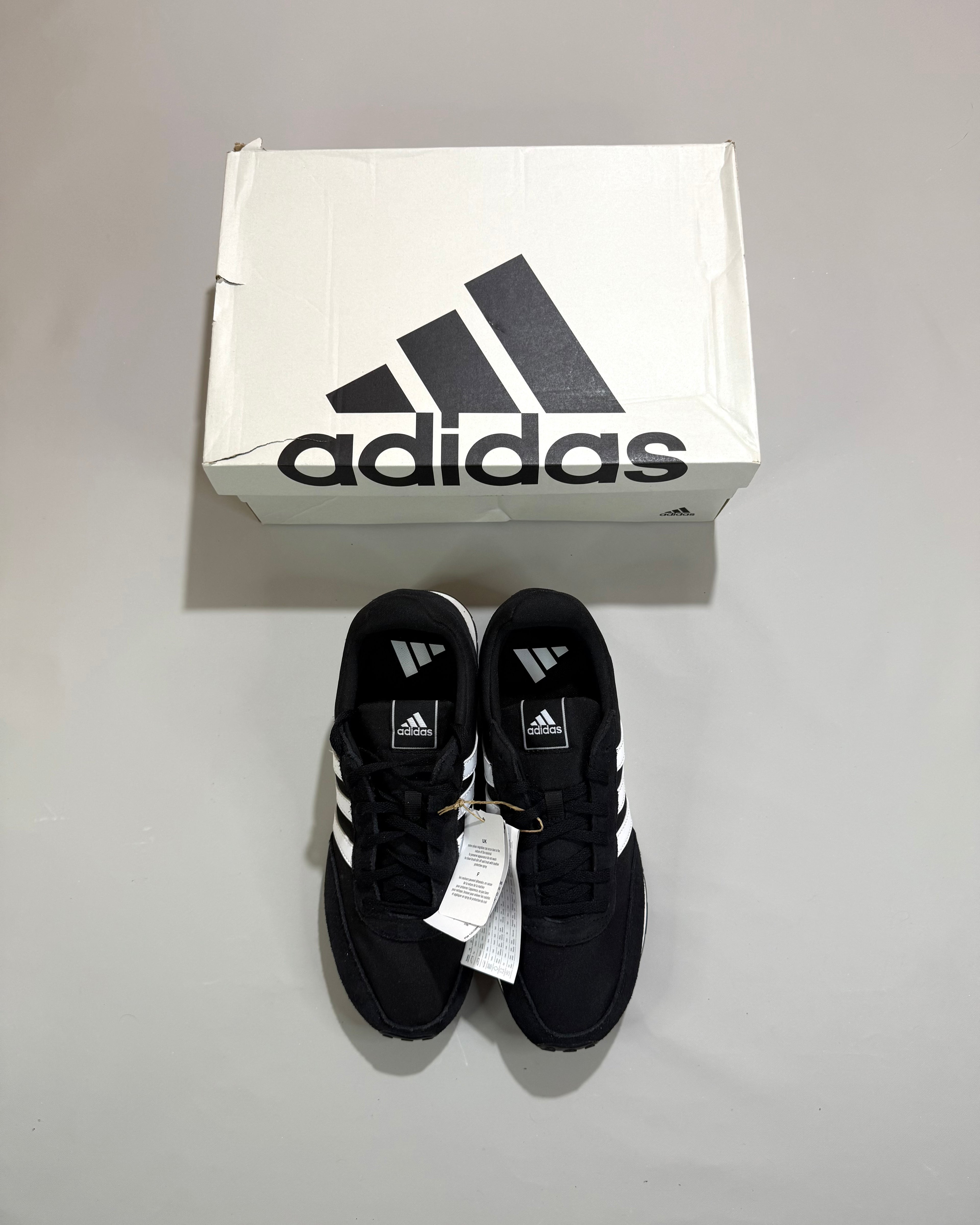 Adidas Run 60s 3.0 Black Sneakers Size 44.5