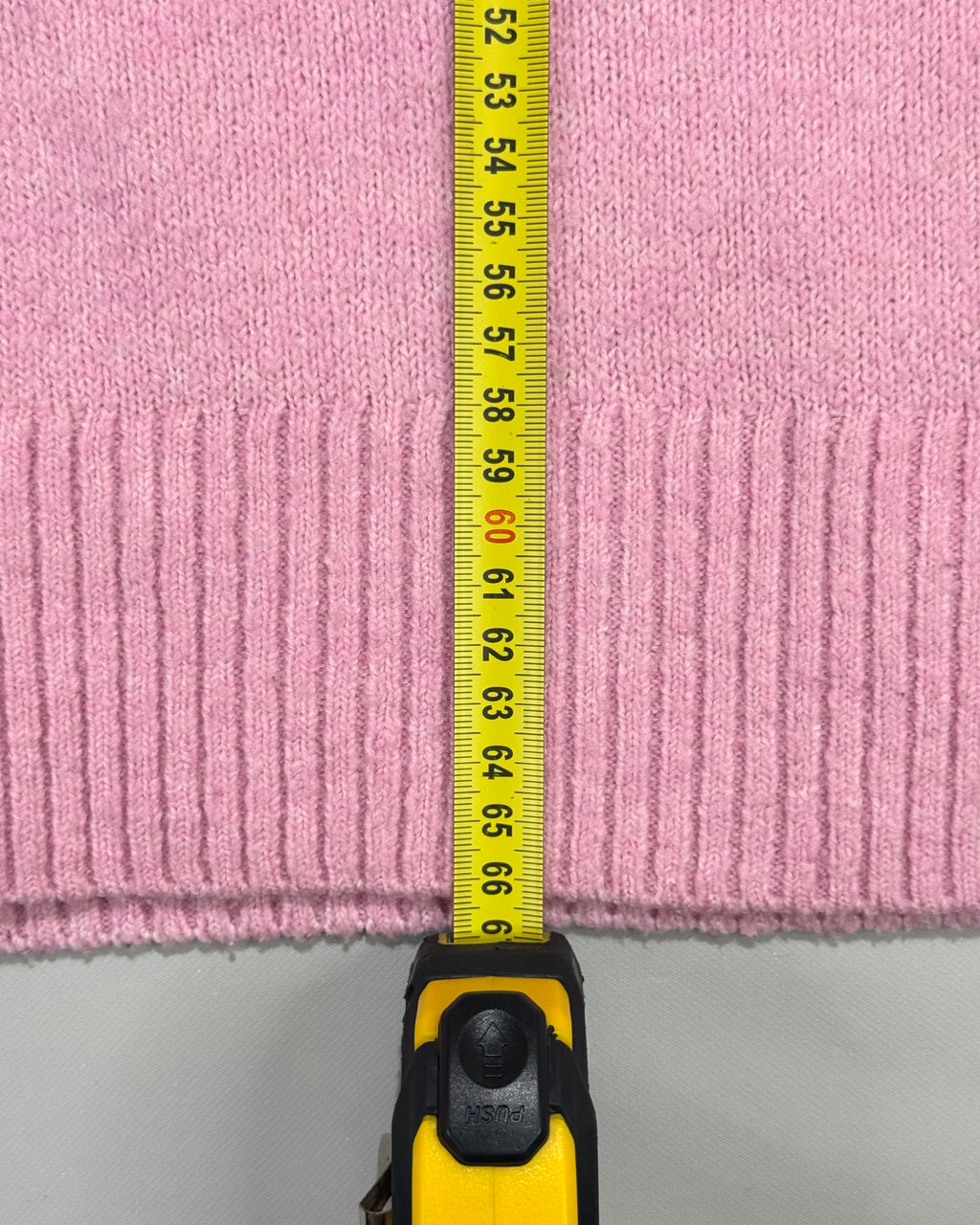 Mango Pink V-Neck Knit Shirt Size XS