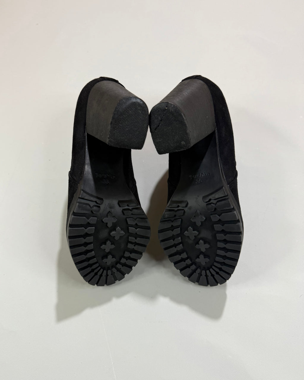 Bershka Black Ankle Boots Size 35