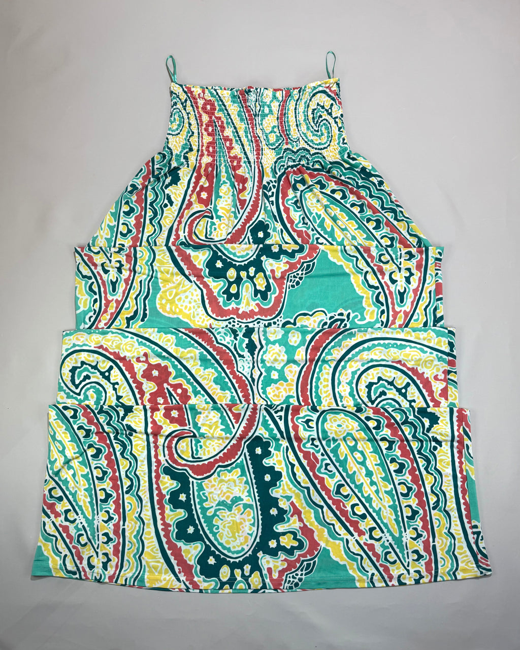 Modalfa Long Dress, Paisley Multicolor