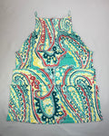 Modalfa Long Dress, Paisley Multicolor