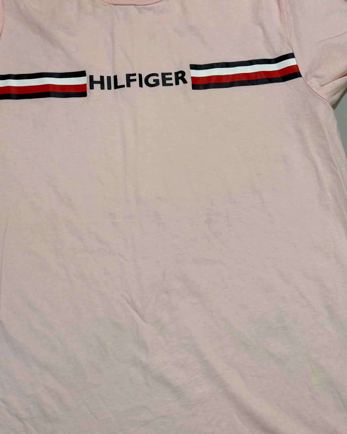 Tommy Hilfiger T-Shirt, Pastel Pink, American Preppy Style