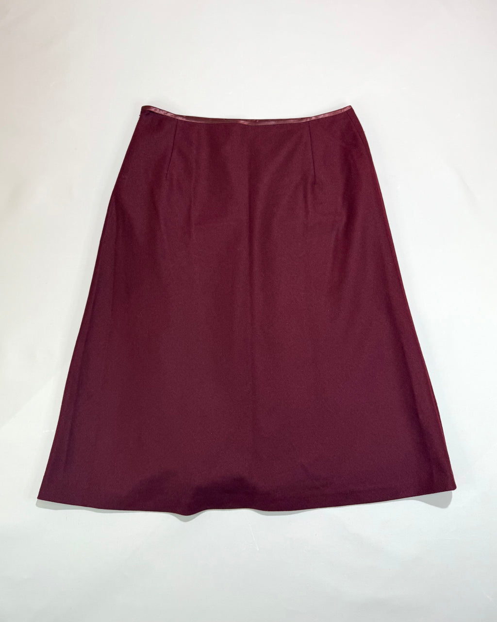 Bordeaux Midi Skirt Size M