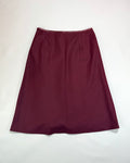 Bordeaux Midi Skirt Size M