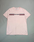 Tommy Hilfiger T-Shirt, Pastel Pink, American Preppy Style