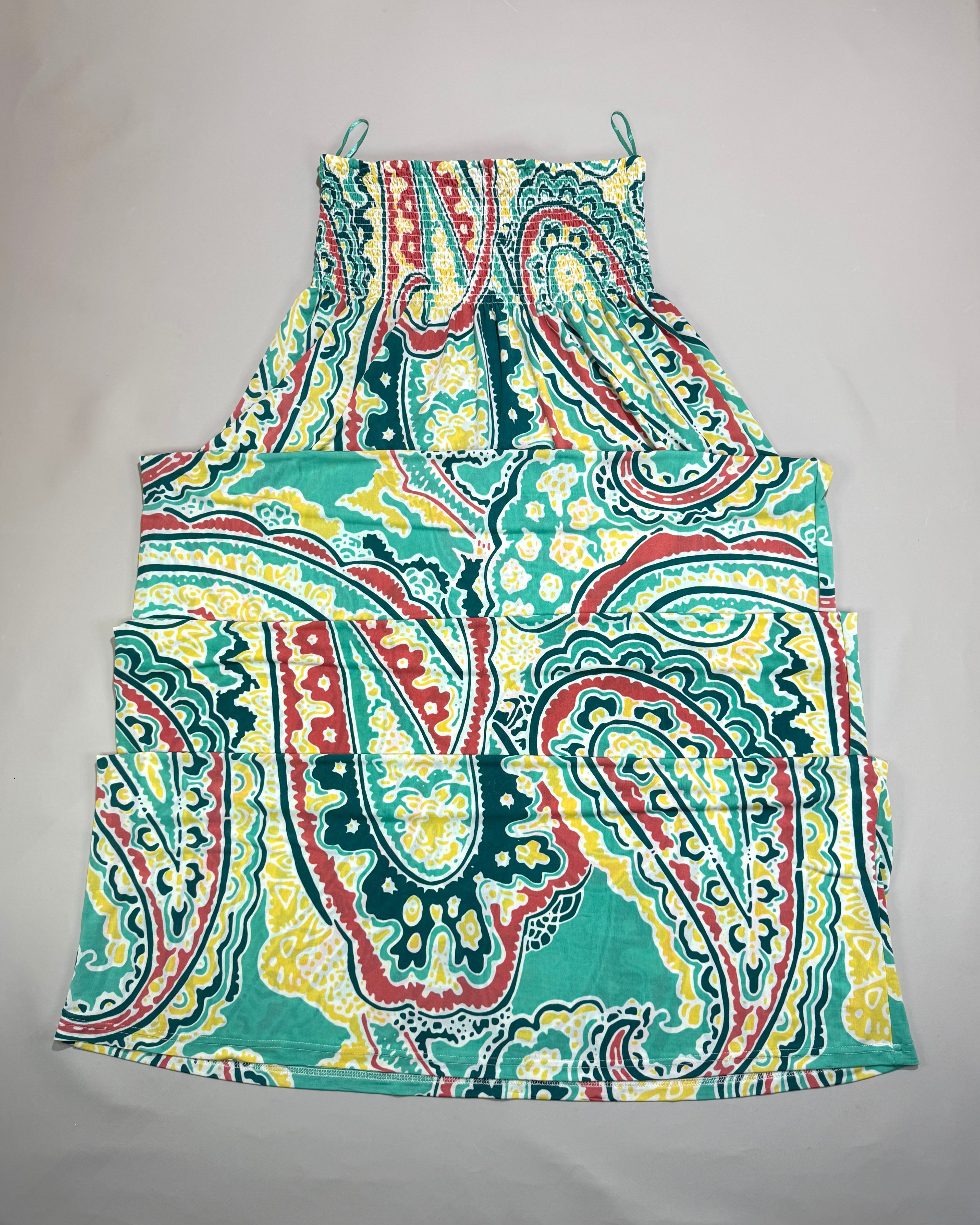 Modalfa Long Dress Paisley Pattern Multicolor Size L