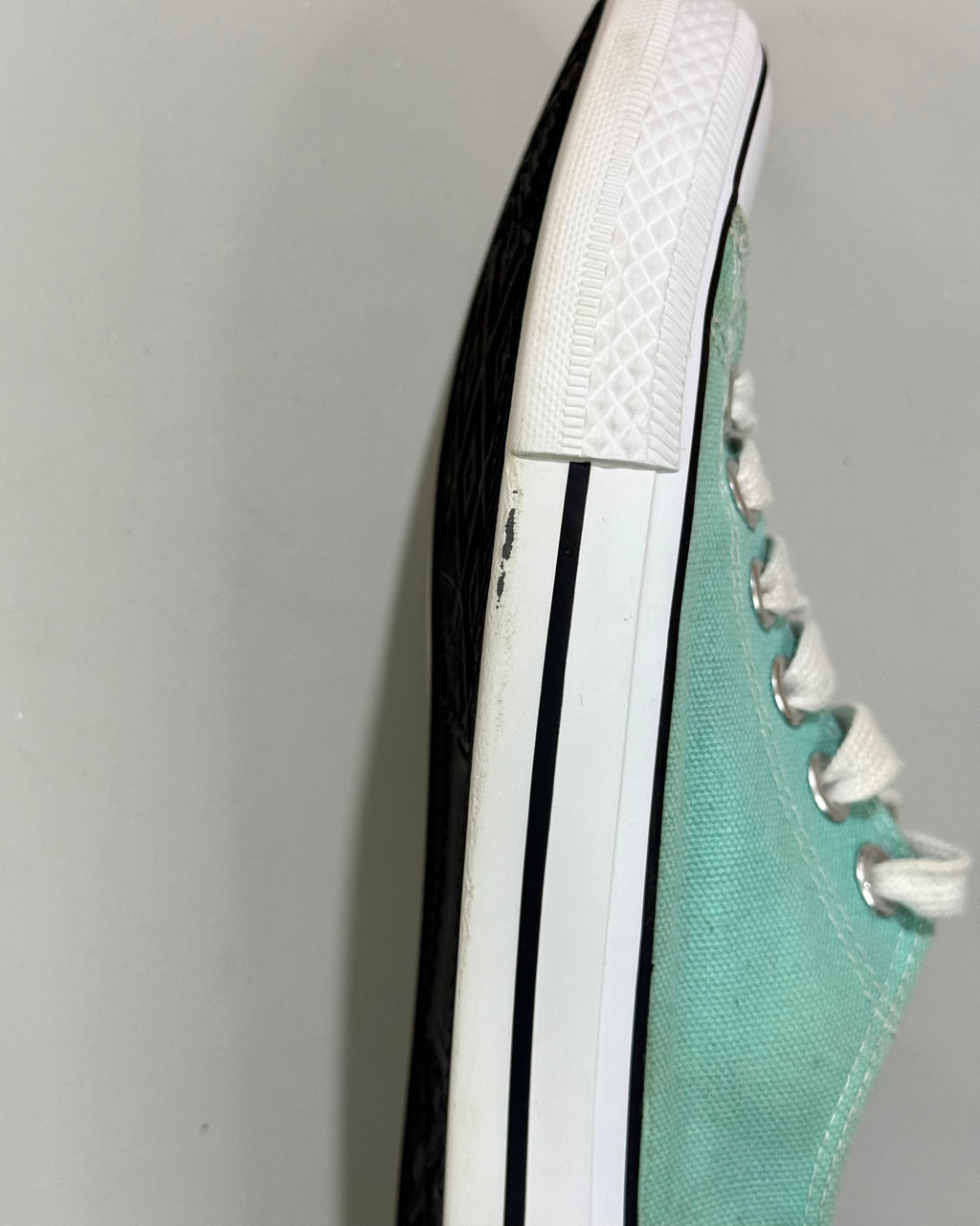 Seaside Mint Green Canvas Sneakers Size 37
