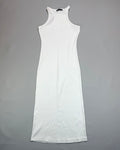 Zara White Minimalist Maxi Dress Size S