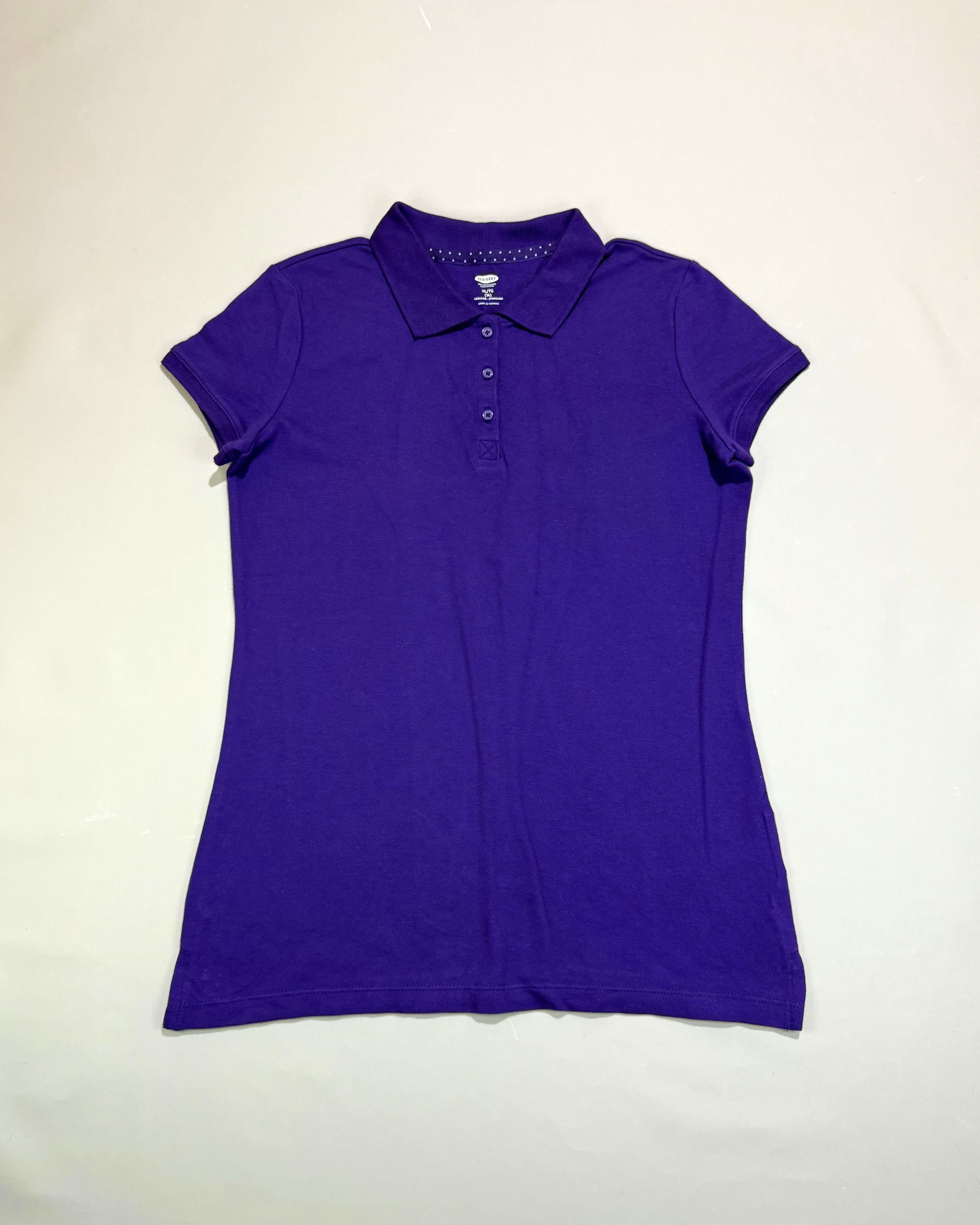 Old Navy Purple Classic Polo Shirt Size 14