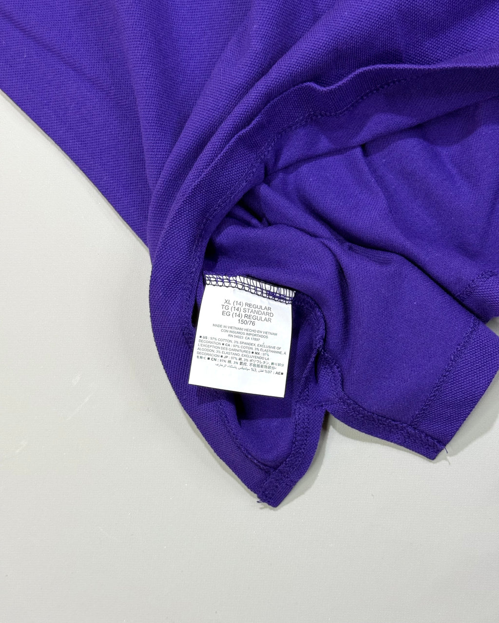 Old Navy Purple Classic Polo Shirt Size 14