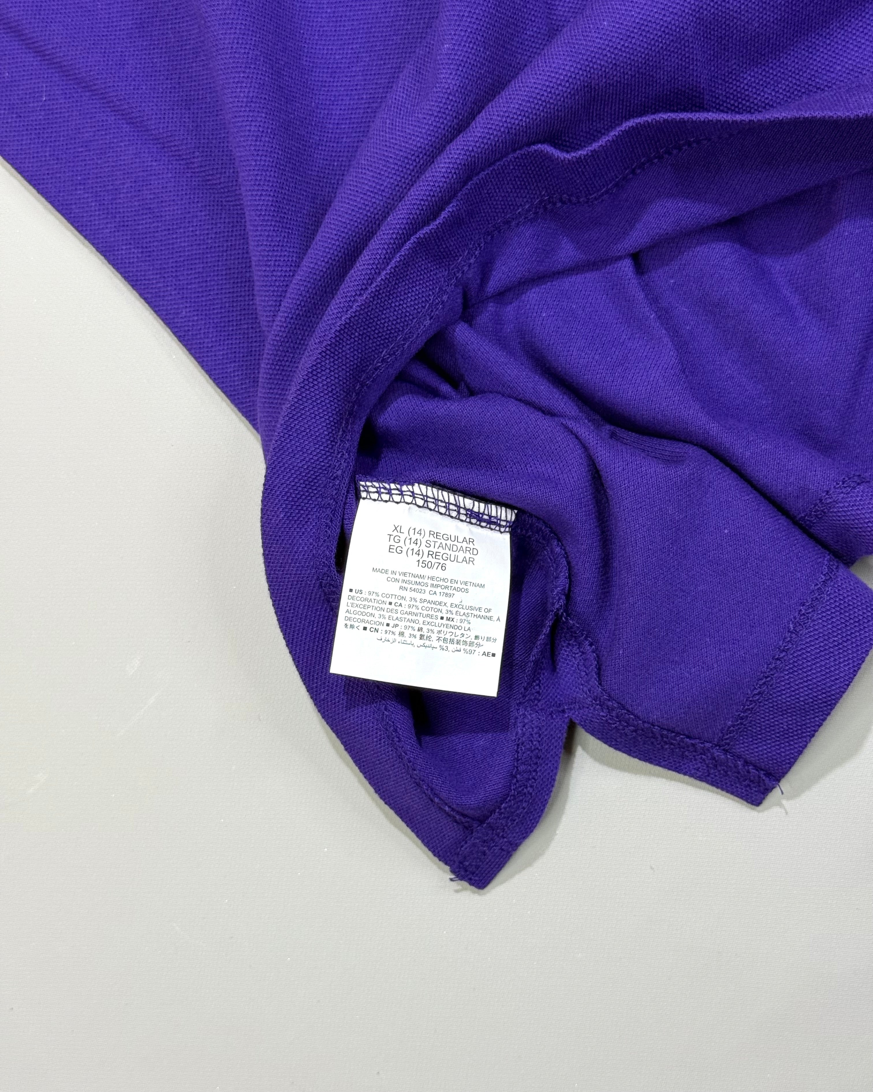 Old Navy Purple Classic Polo Shirt Size 14