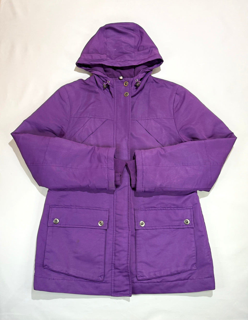 Ellos Vintage Purple Windbreaker Jacket / Parka Size L