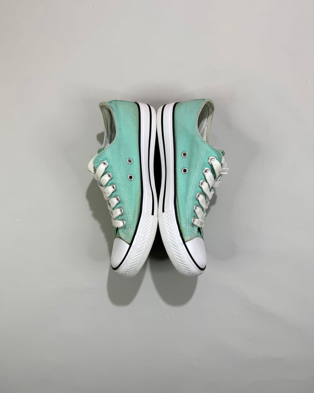 Seaside Mint Green Canvas Sneakers Size 37