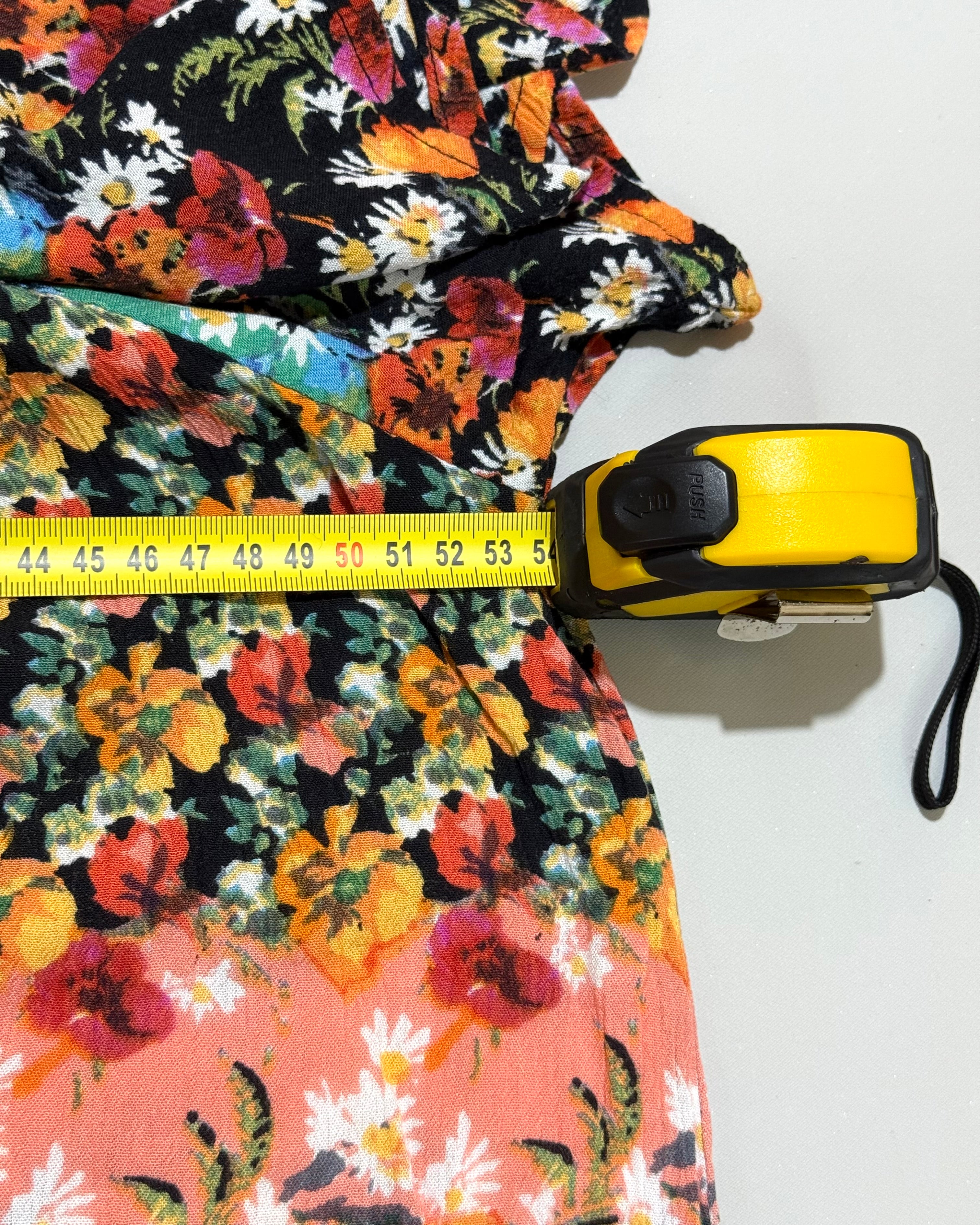Natura Multicolored Summer Dress Size M