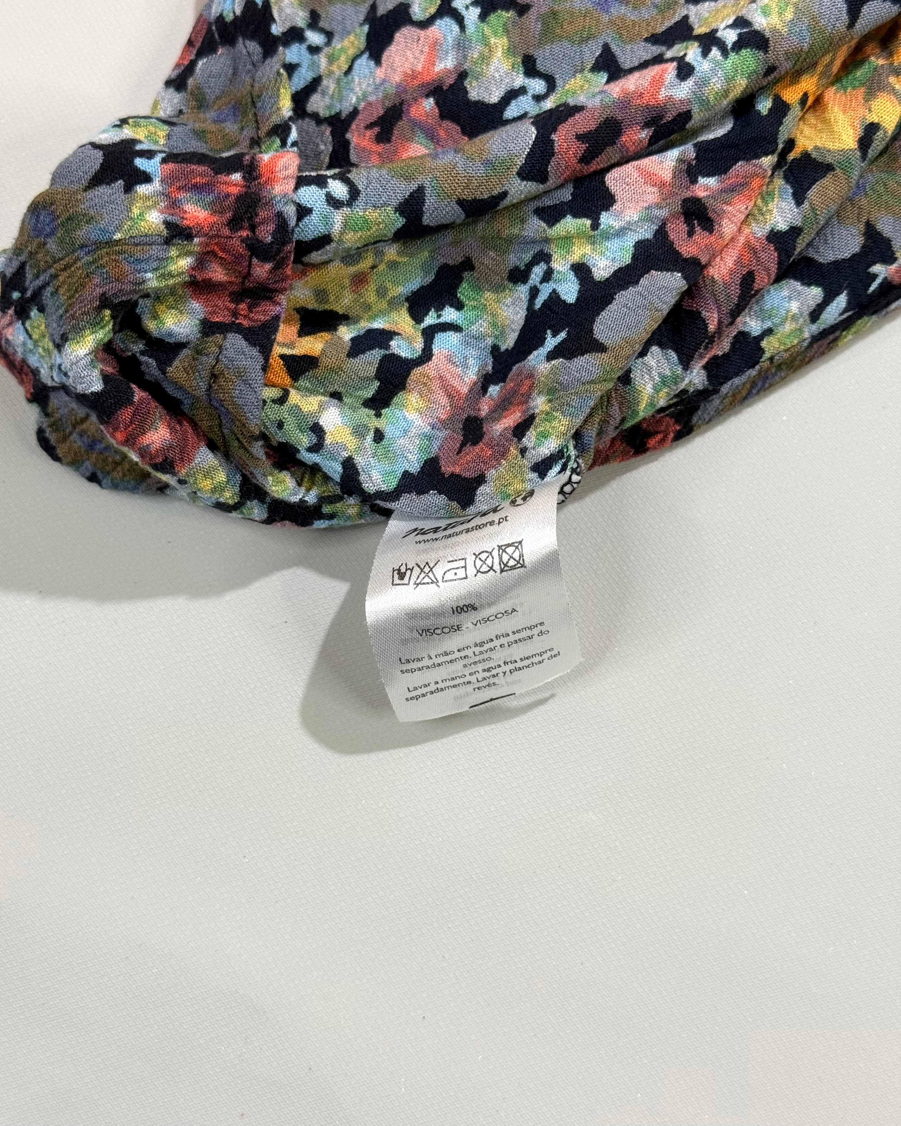 Natura Multicolored Summer Dress Size M