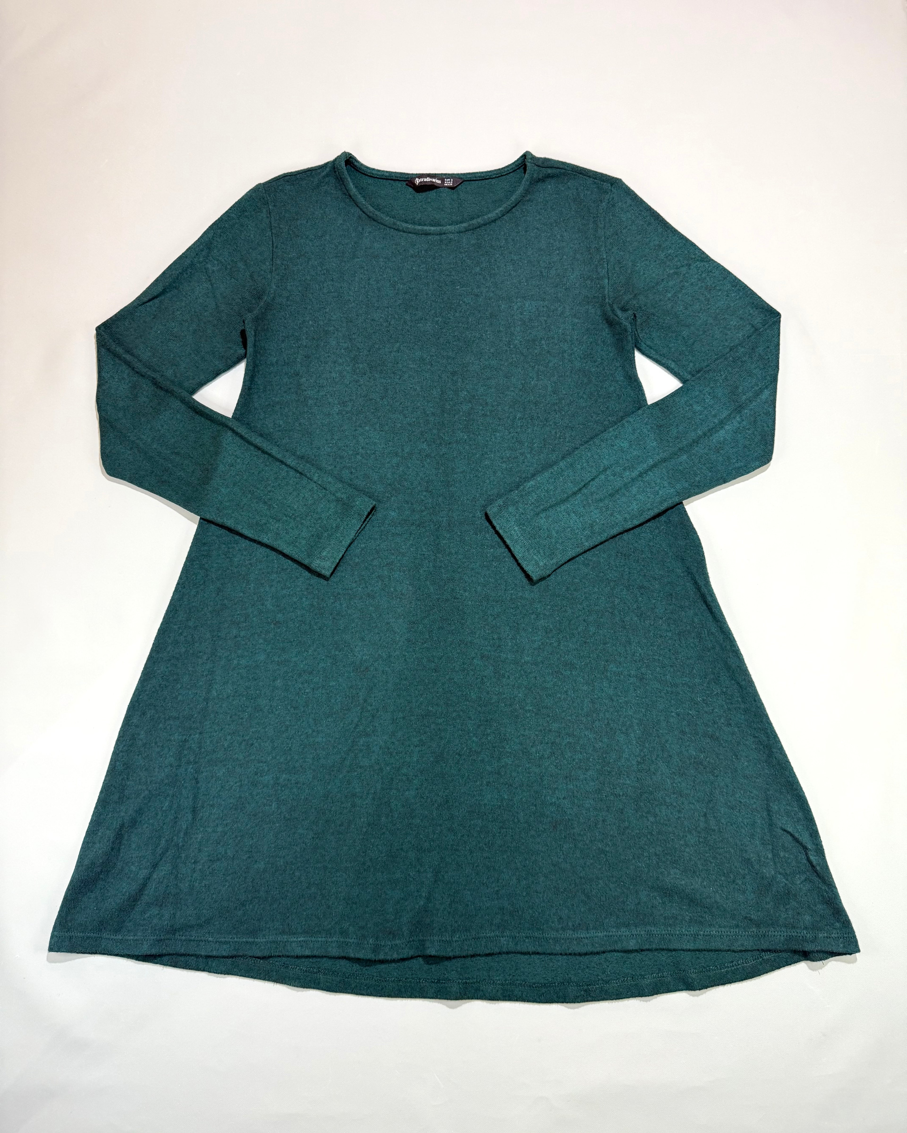Stradivarius Green Mesh Dress S