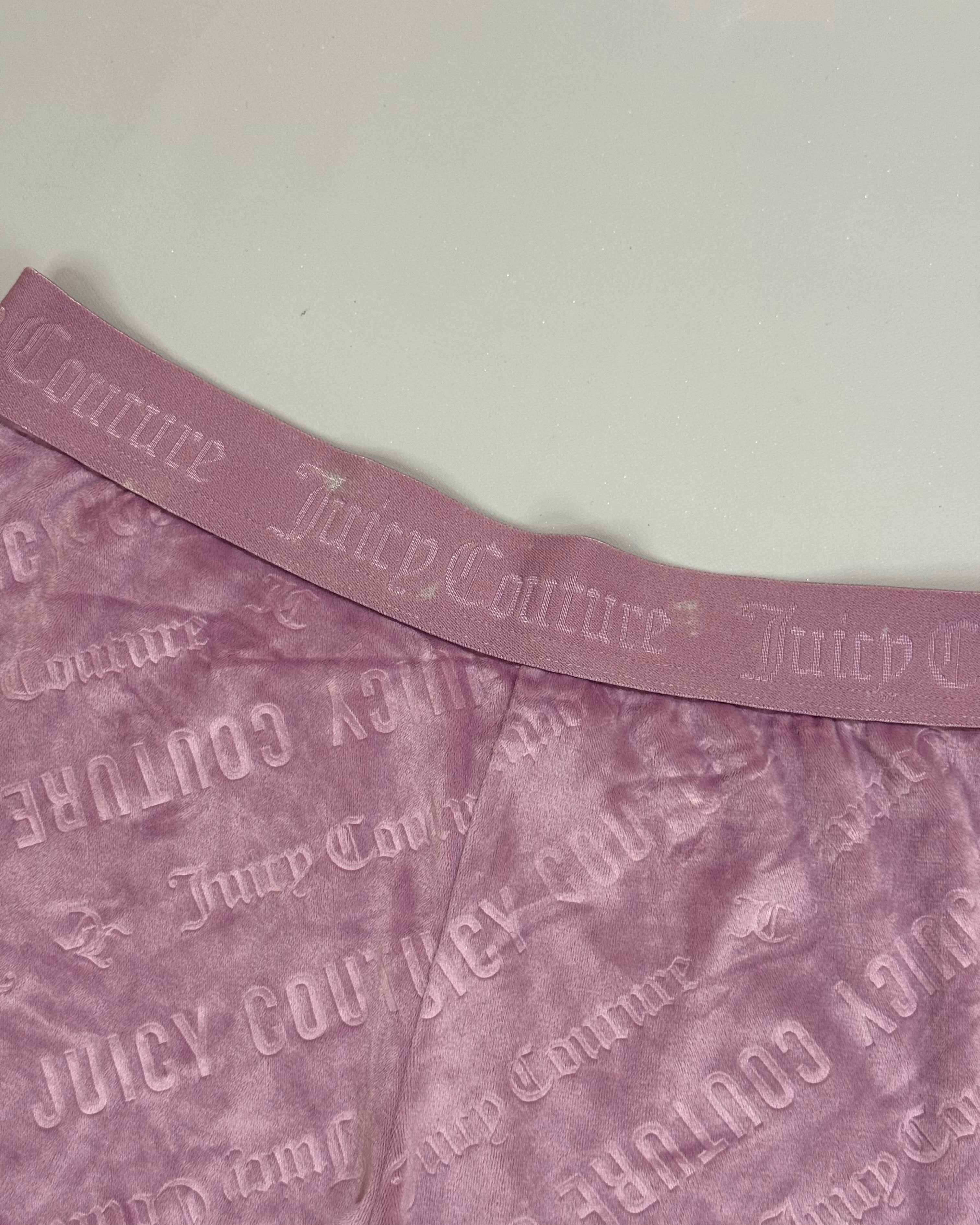 Juicy Couture Lilac Velvet Shorts Size S