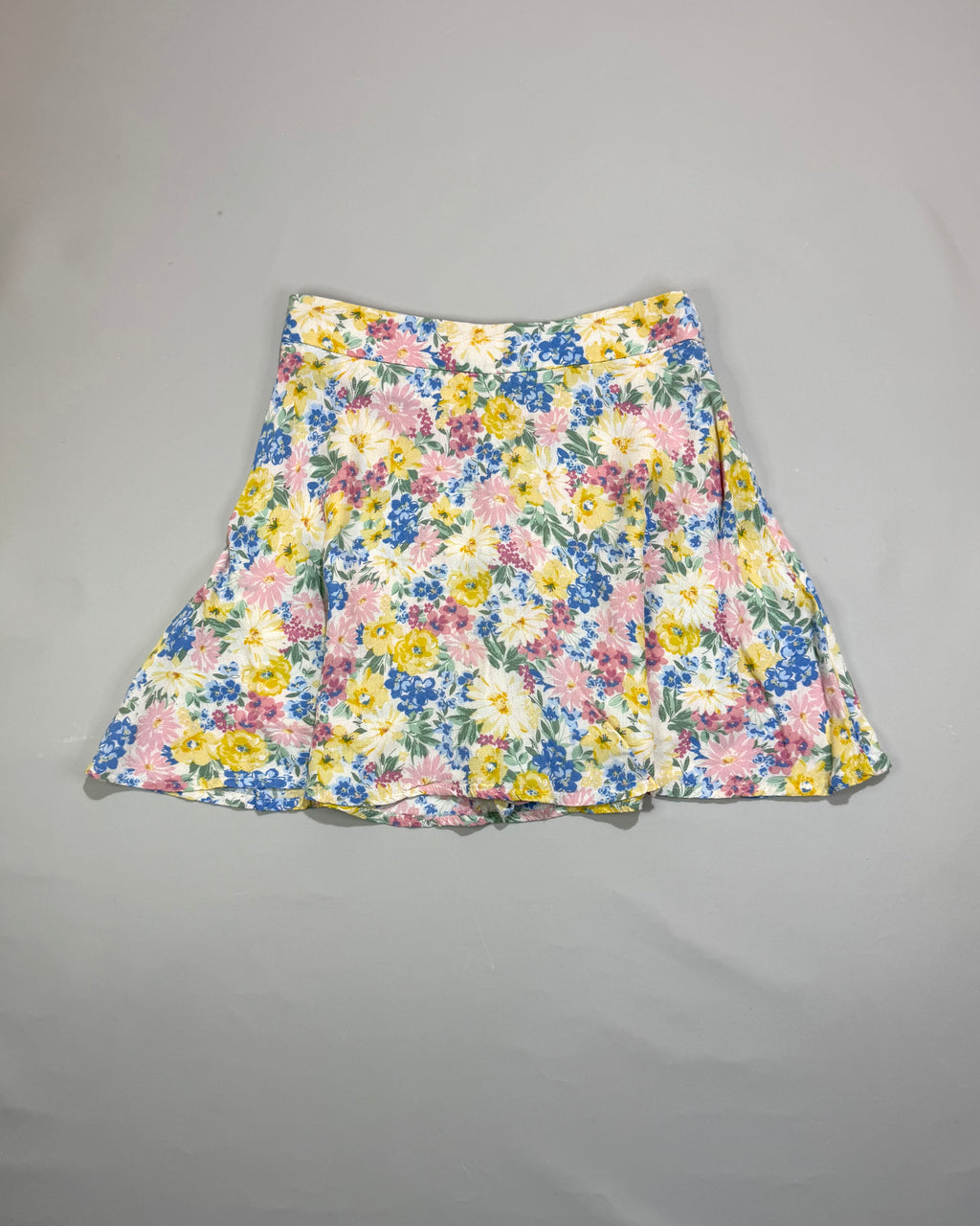Stradivarius Floral Multicolor Mini Skirt Size S